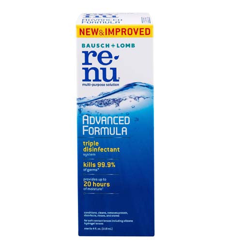 Renu Advanced Formula Multi Purpose Clean Contacts Solution, 4 oz